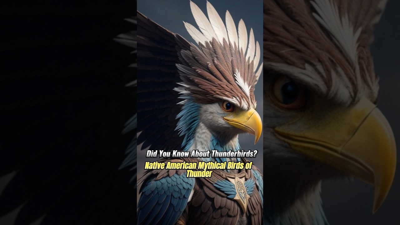 Did You Know About Thunderbirds? Native American Mythical Birds of Thunder #shorts #thunderbirds