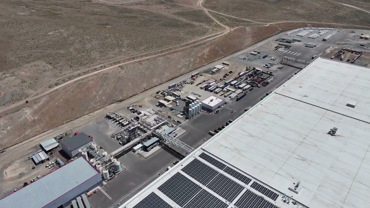 Tesla Giga Nevada, 1 Electric Ave, Sparks, NV 89437 Aerial Video by Mark Divittorio