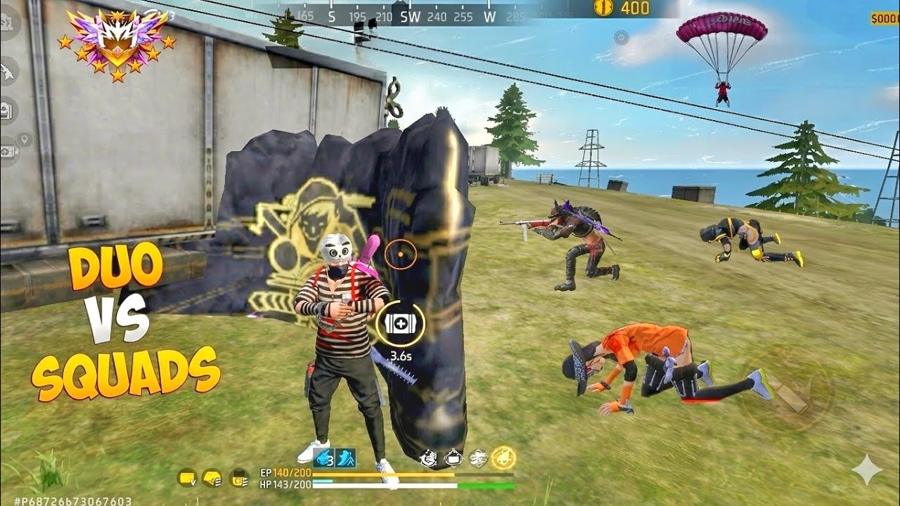 Duo vs Squad 16 Kills In Rank Match |Free Fire 