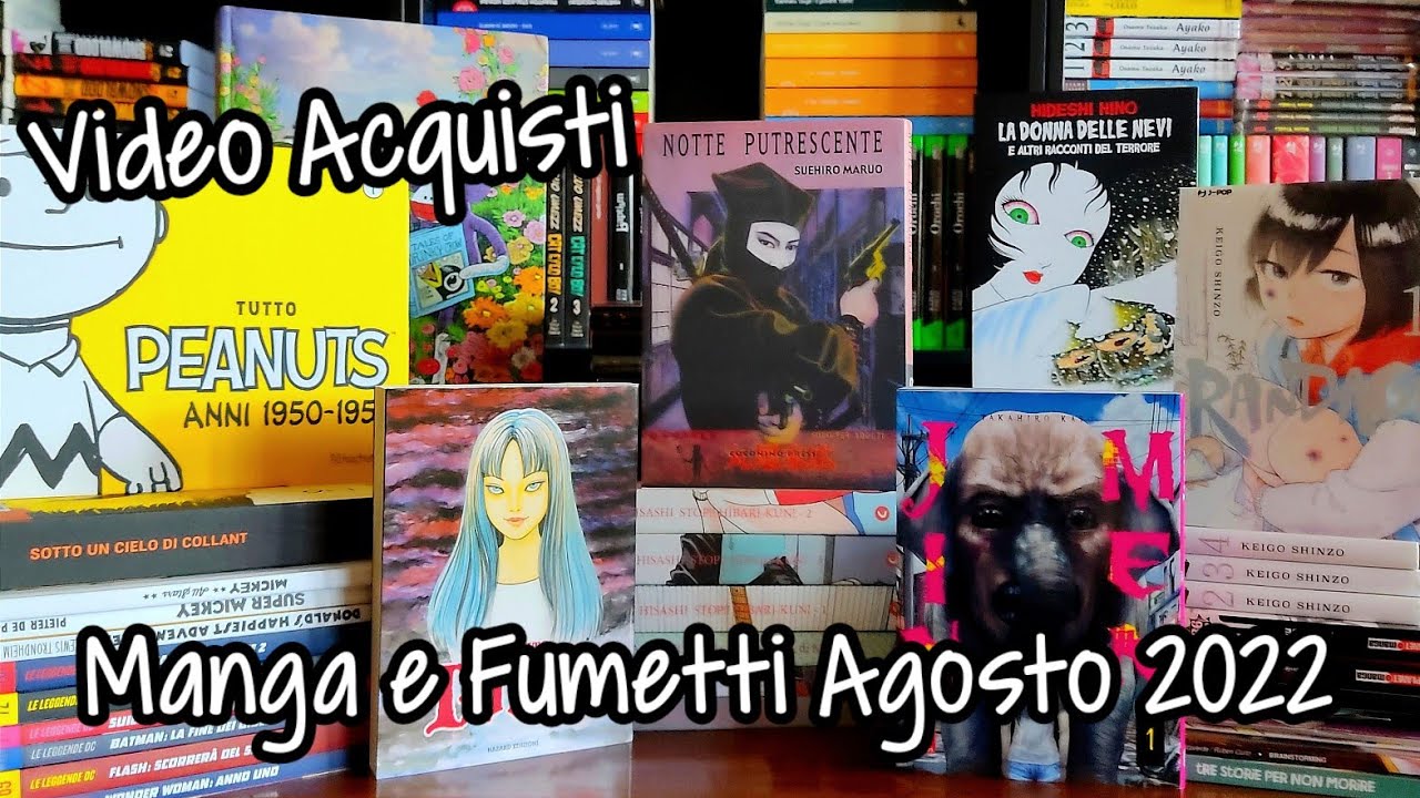 VIDEO ACQUISTI MANGA E FUMETTI AGOSTO 2022: Collana Doku, Sconti Vinted e Manga fuori produzione!