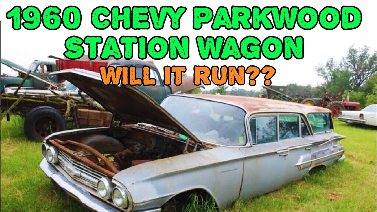 Поедет ли? 1960 Chevy Parkwood Station Wagon, только что из Южной Дакоты. 283 V8