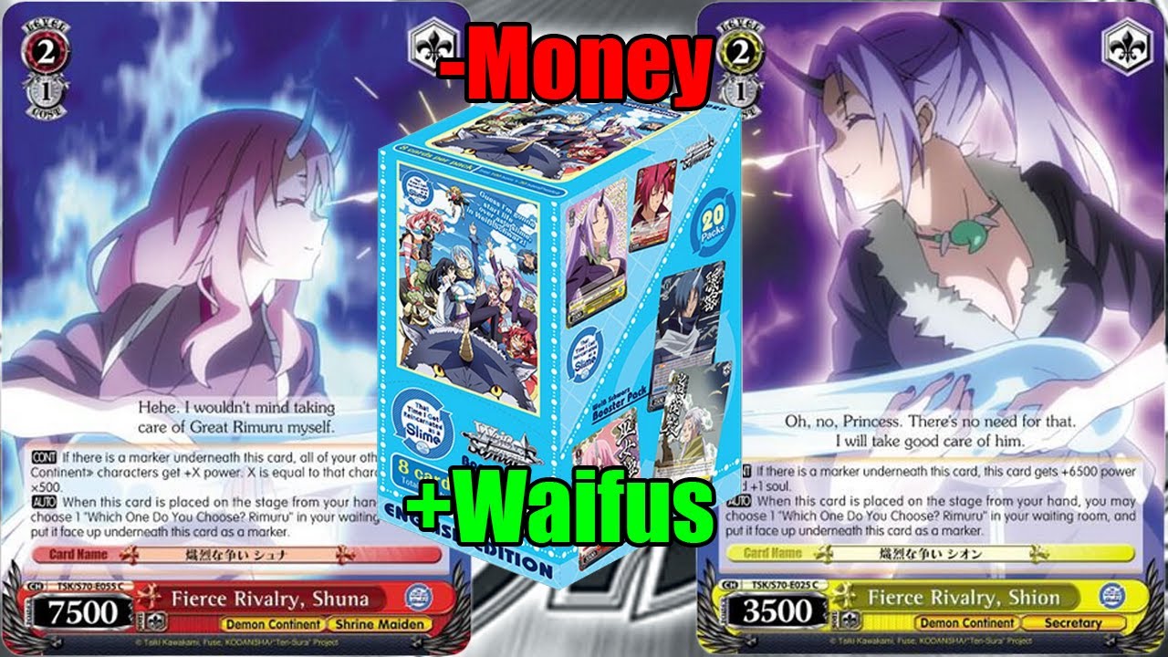 [WS] Waifu hunting simulator - Slime S1 Reprint - Weiss Wednesday