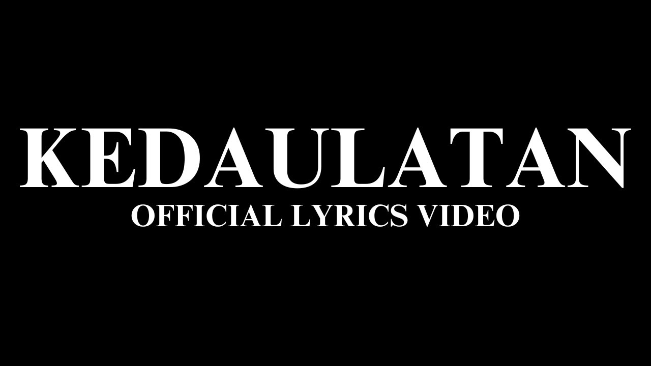 AARON LIM - KEDAULATAN (OFFICIAL LYRICS VIDEO)