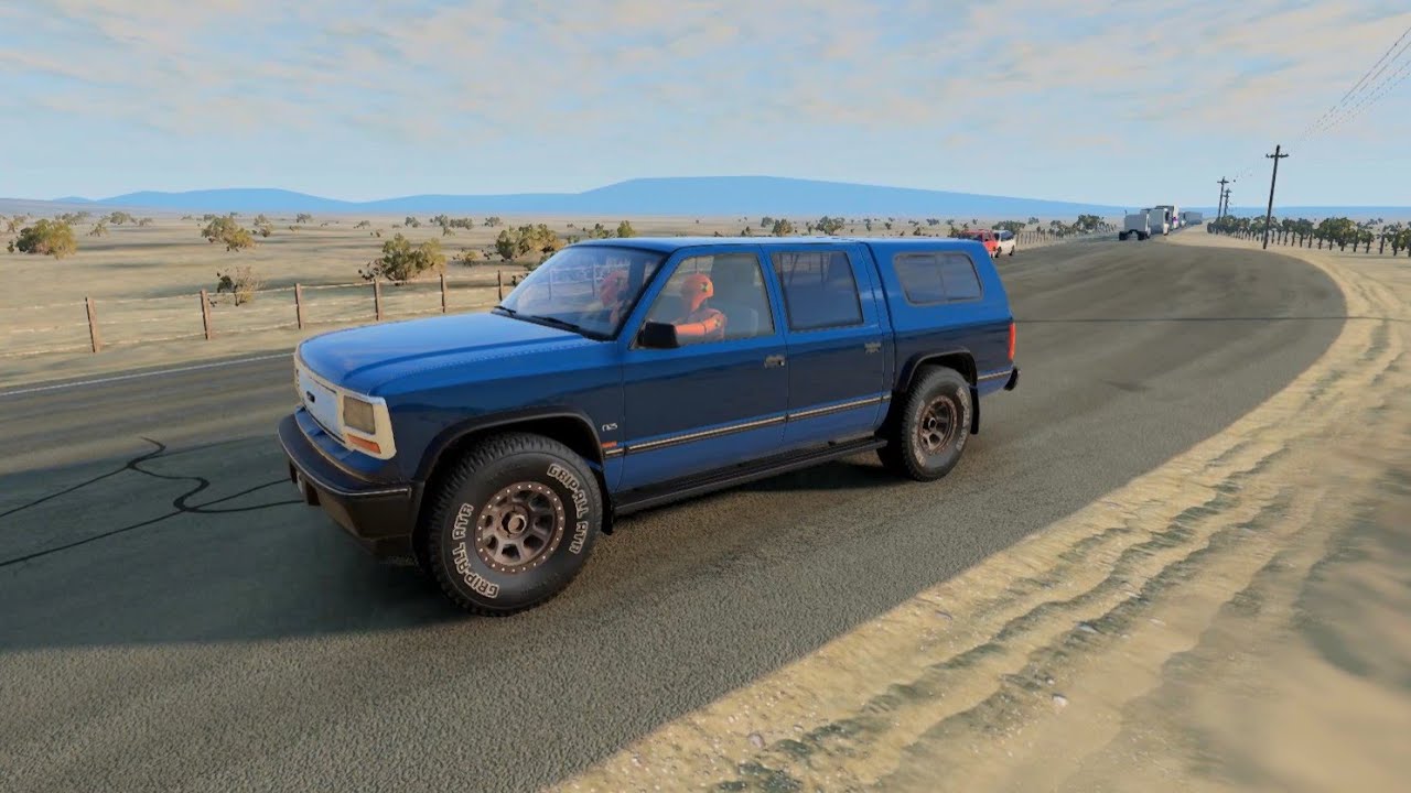 Realistic Highway Car Crashe #10 -BeamNG Drive