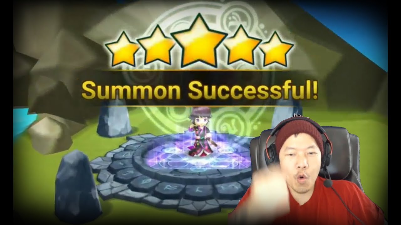 Summoners War - BEST summoning sesion ever!! Five nat5 summons in 70 scroll