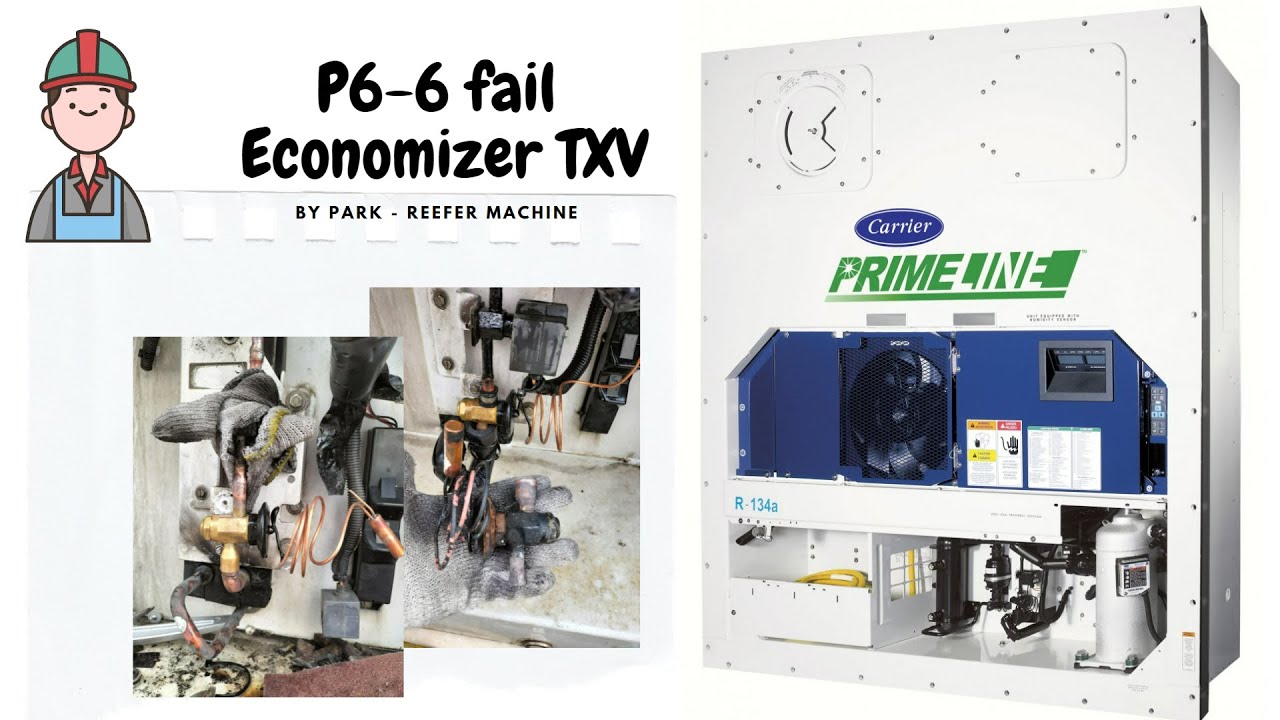 CARRIER REEFER II P6-6 FAILURE แก้ปัญหาตู้รีเฟอร์คอนเทนเนอร์ แคร์เรีย