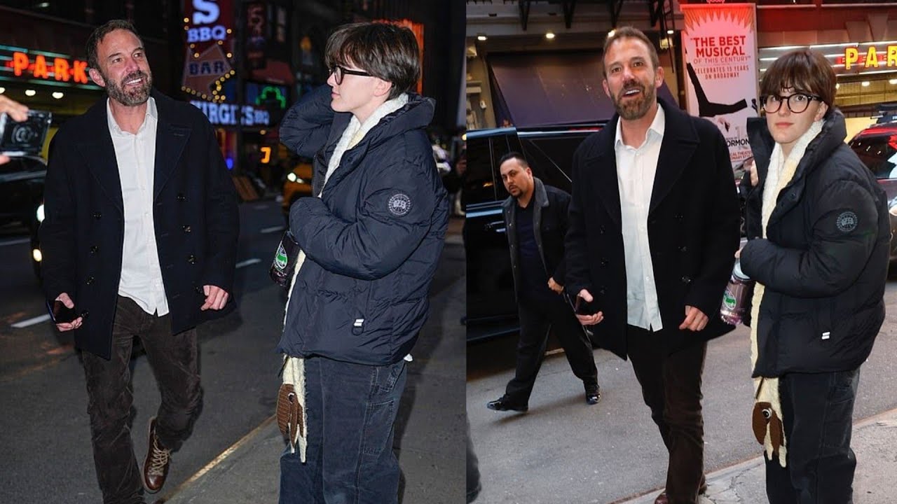 Ben Affleck zauważony podczas wieczoru w Nowym Jorku z nową fryzurą Fina na miskę.