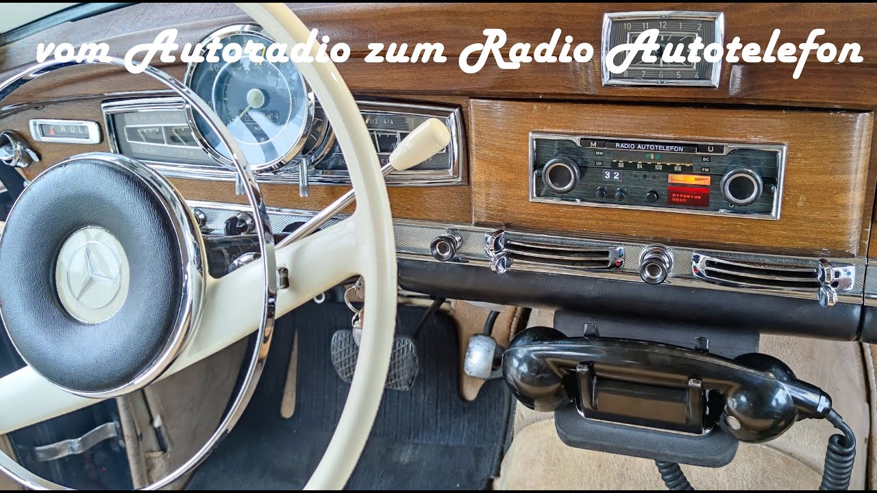 Autoradio Becker Mexico Cassette wird zum Radio Autotelefon  für Old-und Youngtimer