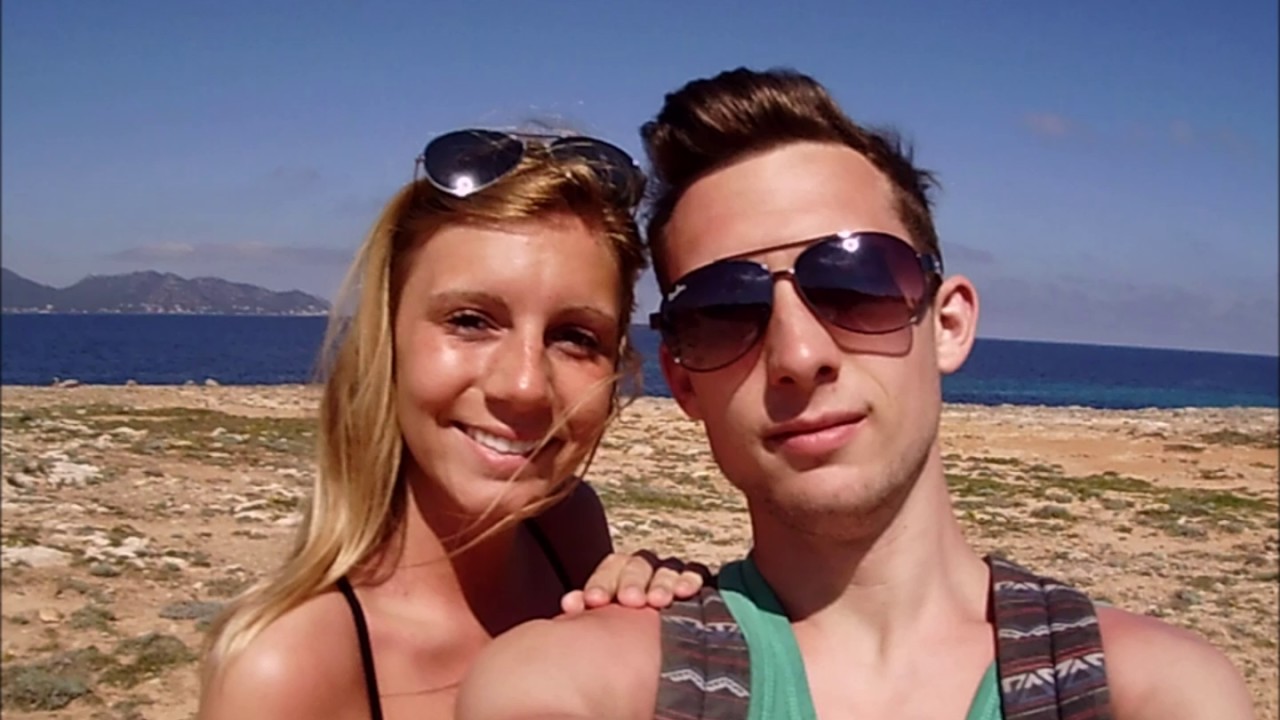 Cute couple - sunset lover