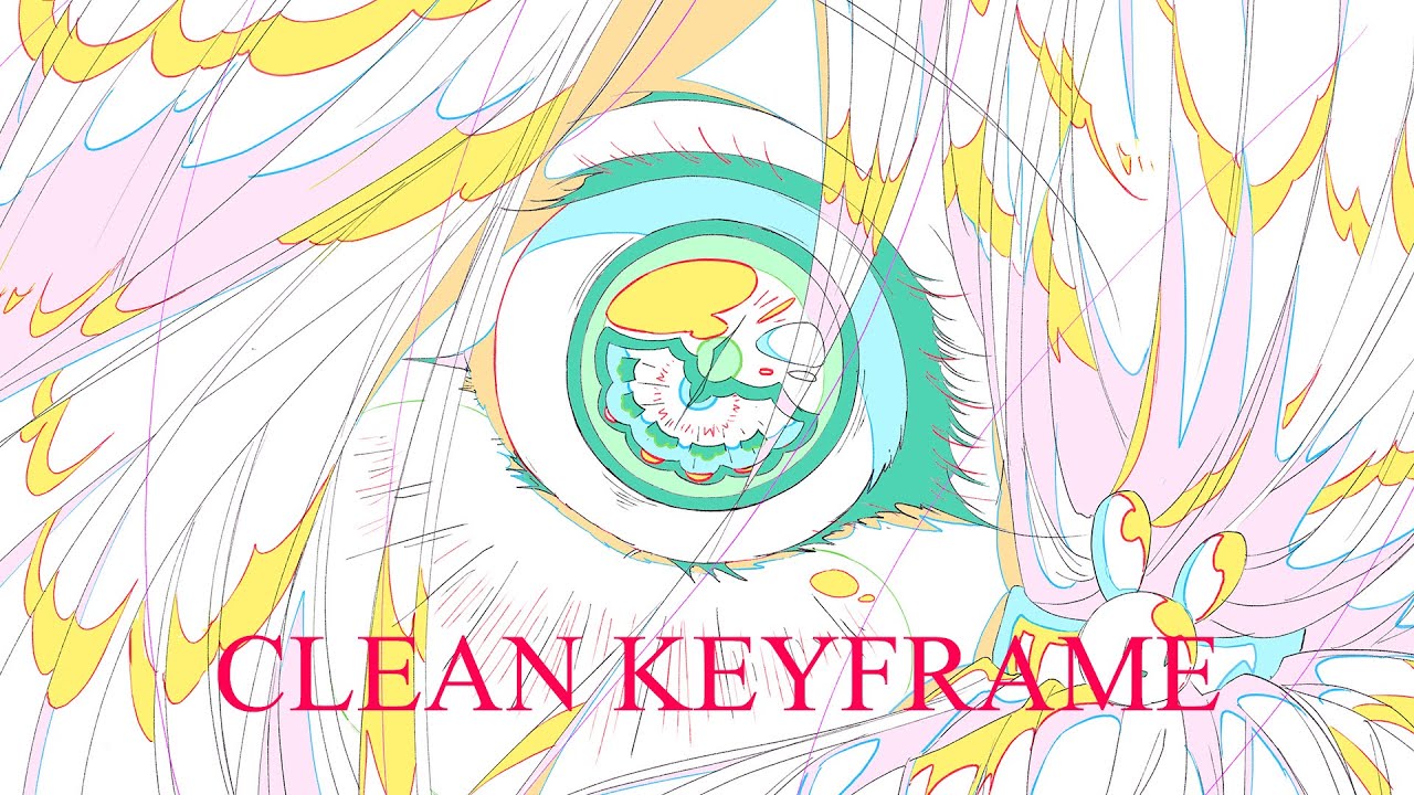 Clean a Anime keyframe with me (And others explications) #2danimation #animeartist
