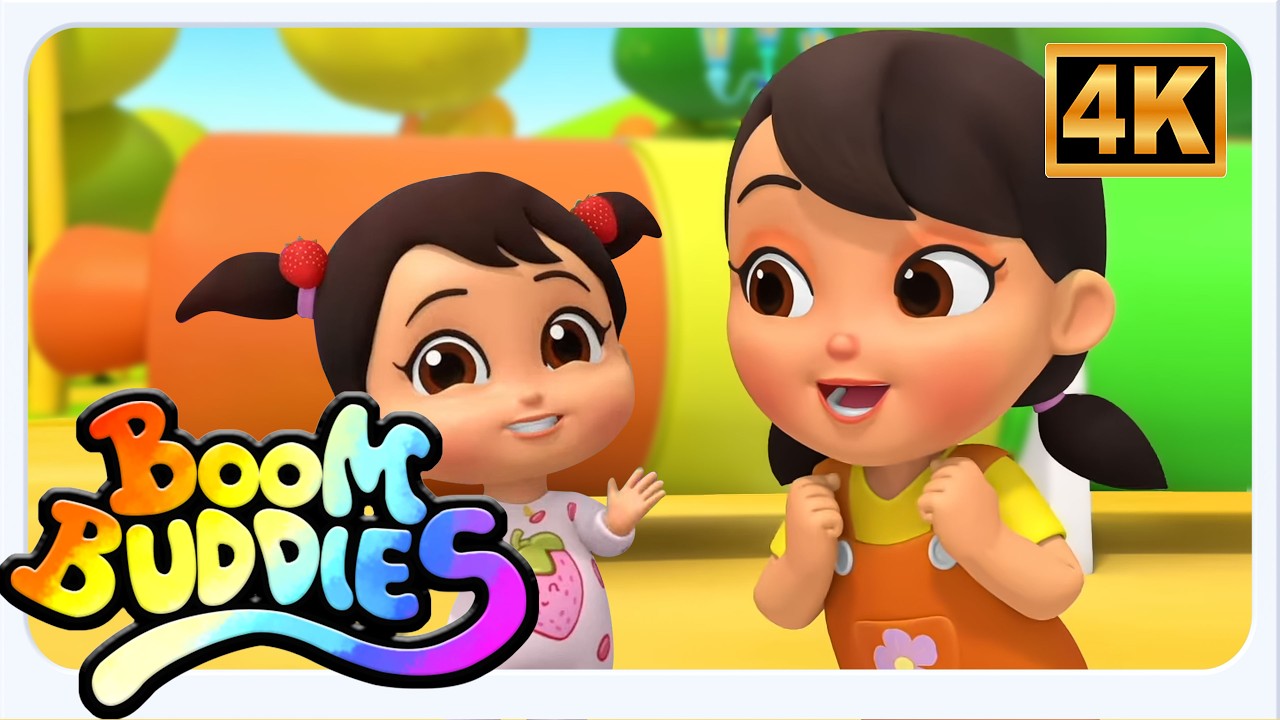 Boom Buddies Fröhliches Lied | Lustige Kinderreime für Kinder