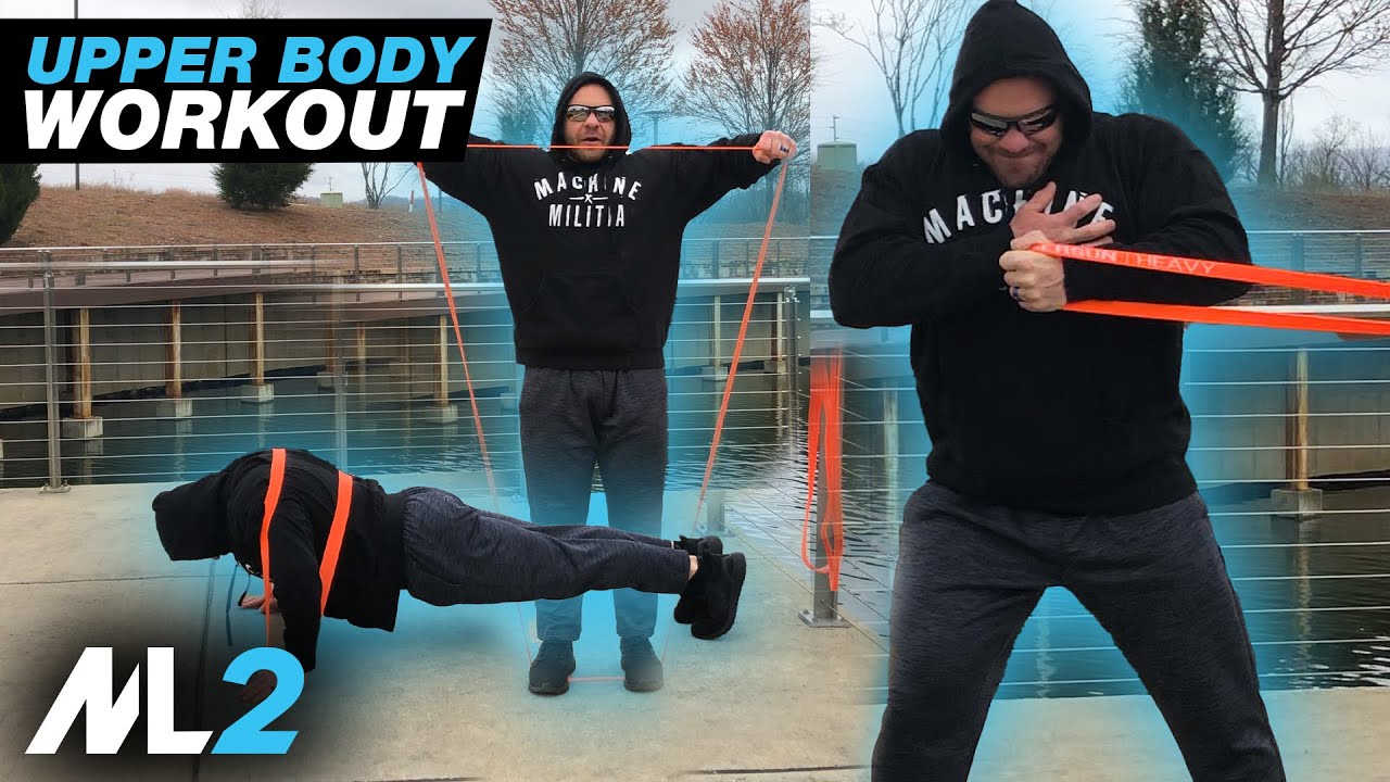 Resistance-Band Workout Day 6 - Upper Body Push - Daily Home Workout with Marc Lobliner