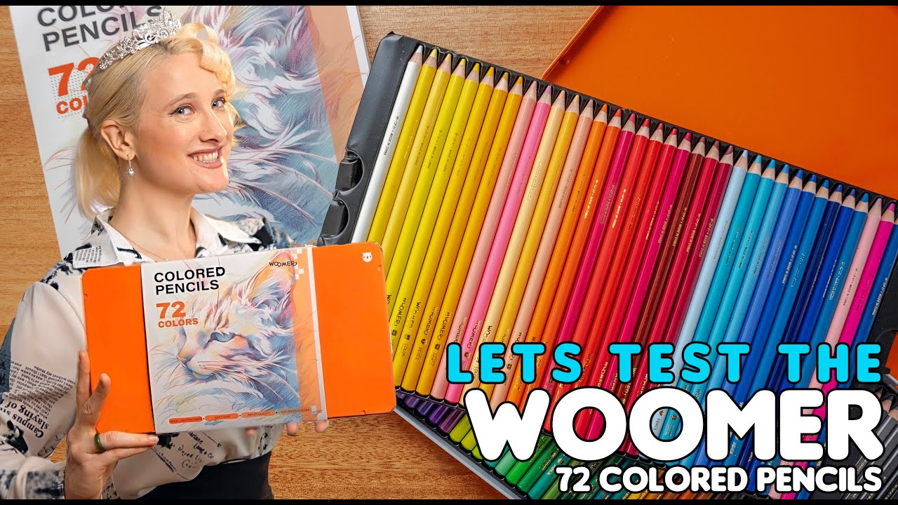 The Woomer Coloured Pencils - Are they any good? Reviewing the 72