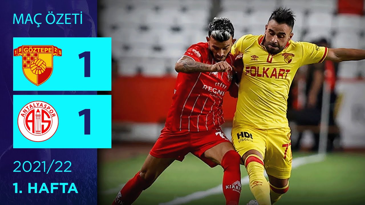 ÖZET: Fraport TAV Antalyaspor 1-1 Göztepe | 1. Hafta - 2021/22