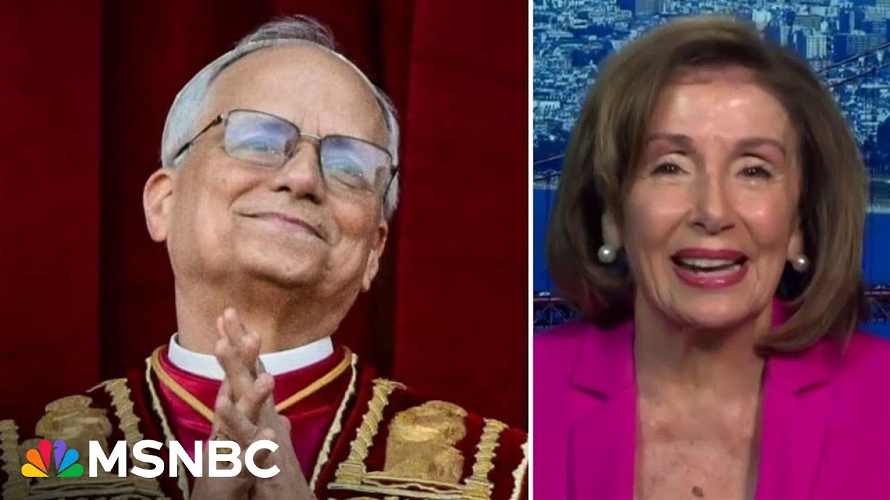 ‘Joy and shock’: Rep. Nancy Pelosi reacts to election of first American-born Pope