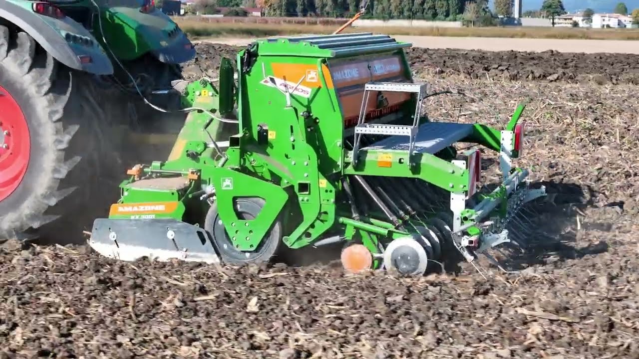 Fendt 716 vario combinata Amazone semina grano