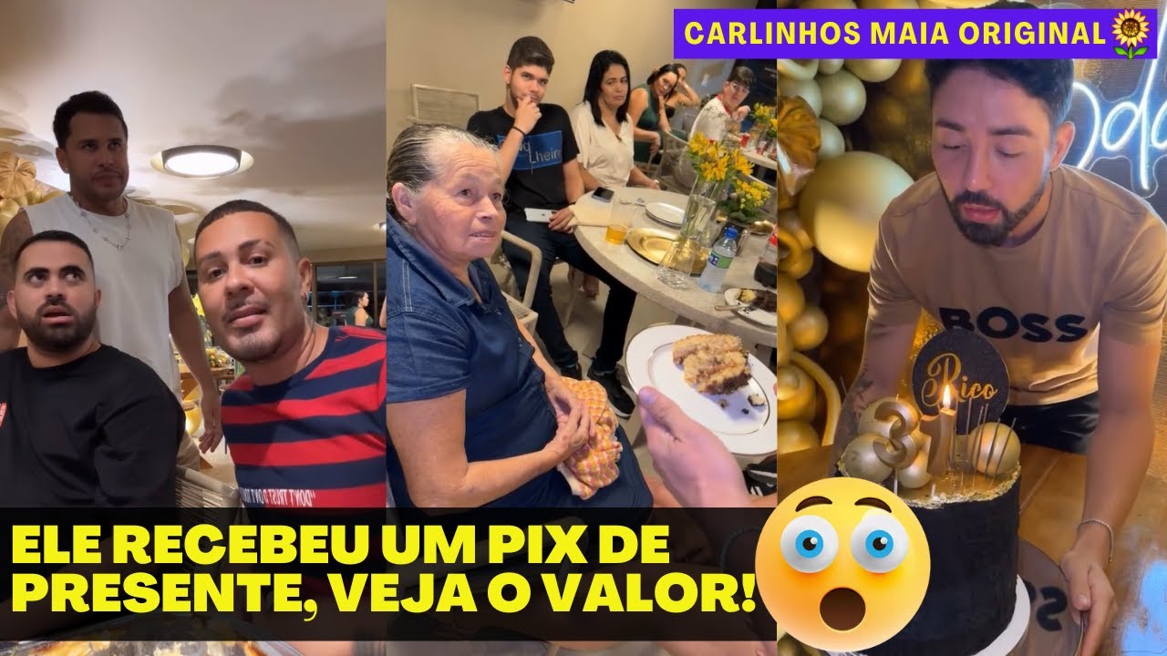 A HORA DO PARABÉNS! | A VELHA CHIBATEIRA! CHAMOU ELE DE OLHO DE GIA 😂😂 | CARLINHOS MAIA 🌻