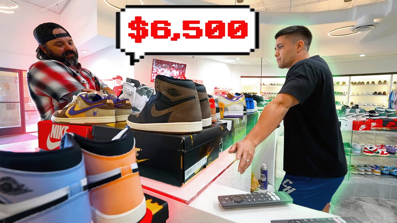 Cashing Out Customers in Our Sneaker Store!
