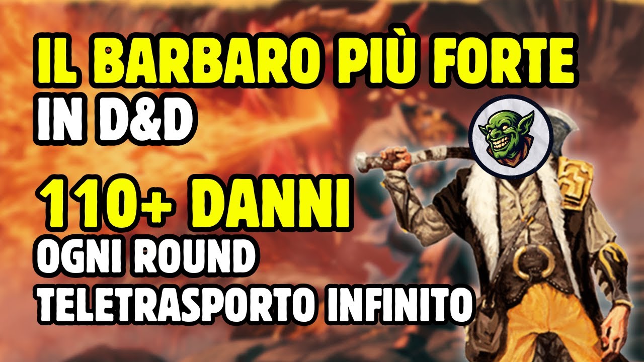Barbaro Ottimizzato Build D&D 5.5