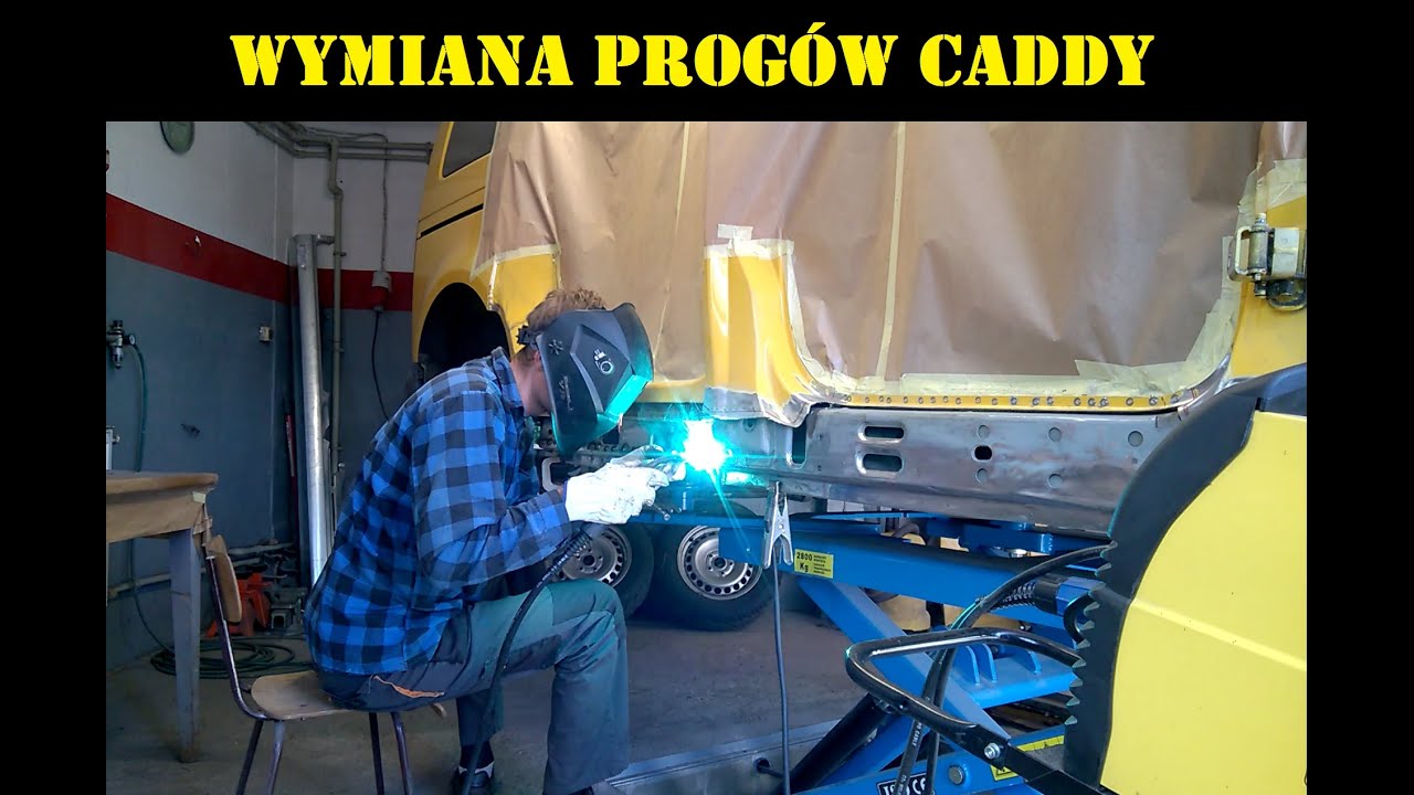 VW Caddy wymiana progów