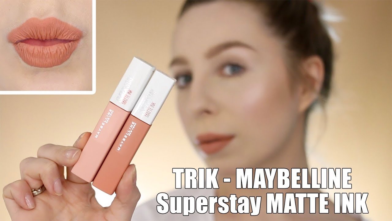 TRIK na pomadkę, której NIENAWIDZIŁAM | Maybelline Superstay Matte INK