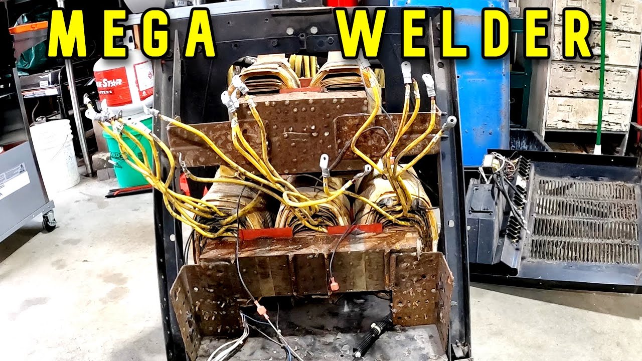 Scrapping A MONSTER Miller Welder - How Much Precious Metals Can We Find?  Copper or Aluminum?