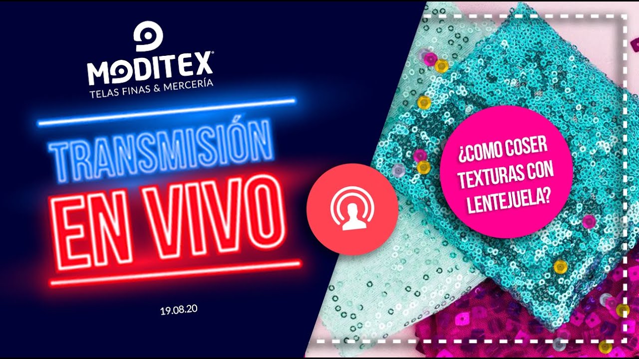¿Como coser texturas con lentejuela?
