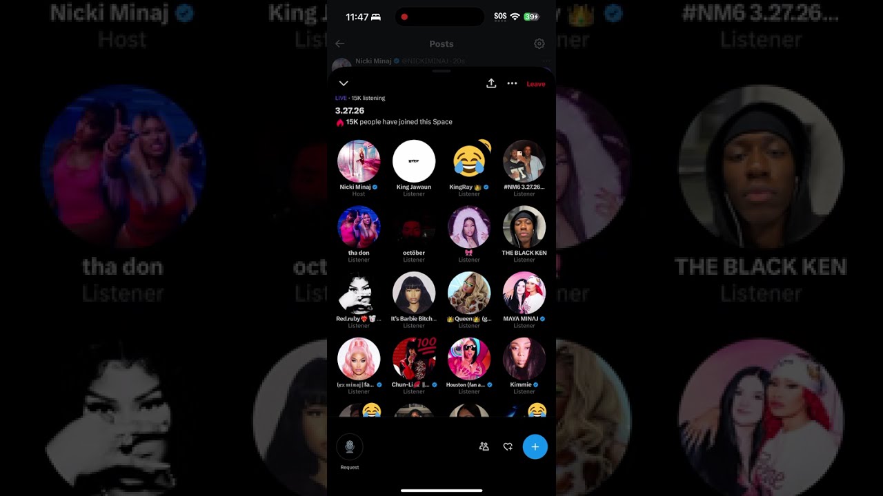 [NICKI MINAJ DRAGS KEYSHIA KA’OIR] Nicki Minaj - Twitter Spaces (Space #1) (October 22-23, 2025)