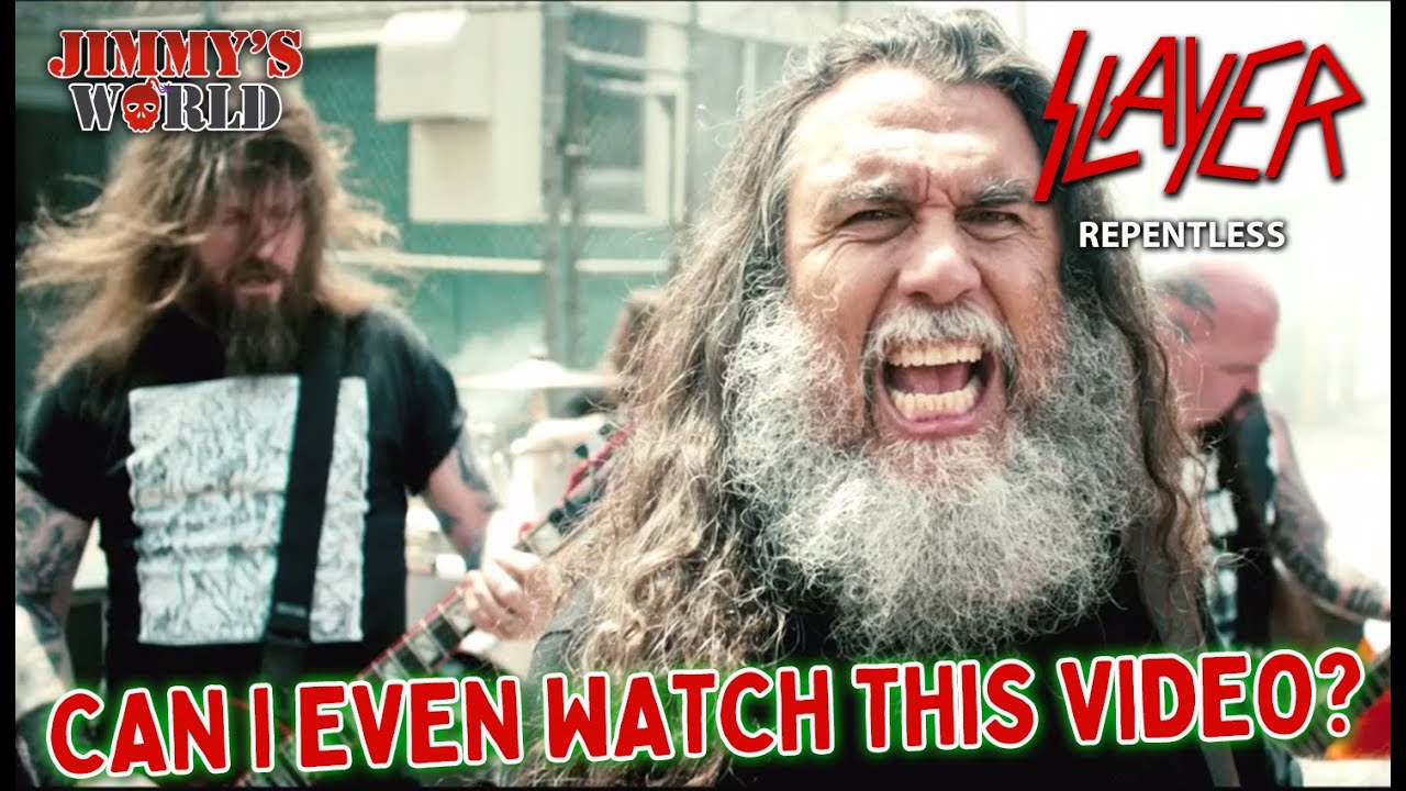 ⚠️  CAN I EVEN WATCH THIS VIDEO??? 😱  SLAYER - Repentless Reaction. Jimmy's World.