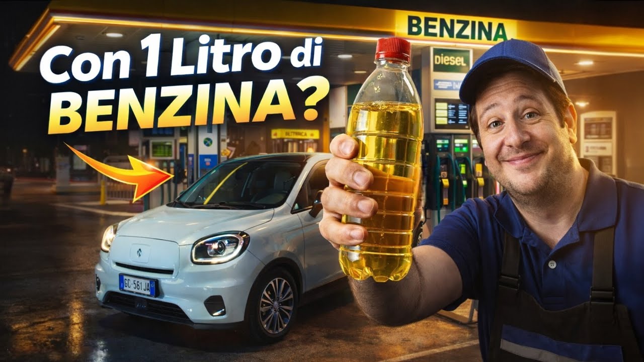 Quanti chilometri percorre un' ELETTRICA con 1 Litro di BENZINA? 