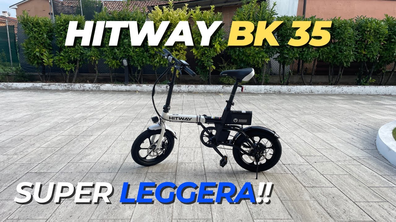 HITWAY BK35 - La bici elettrica più leggera sul MERCATO!