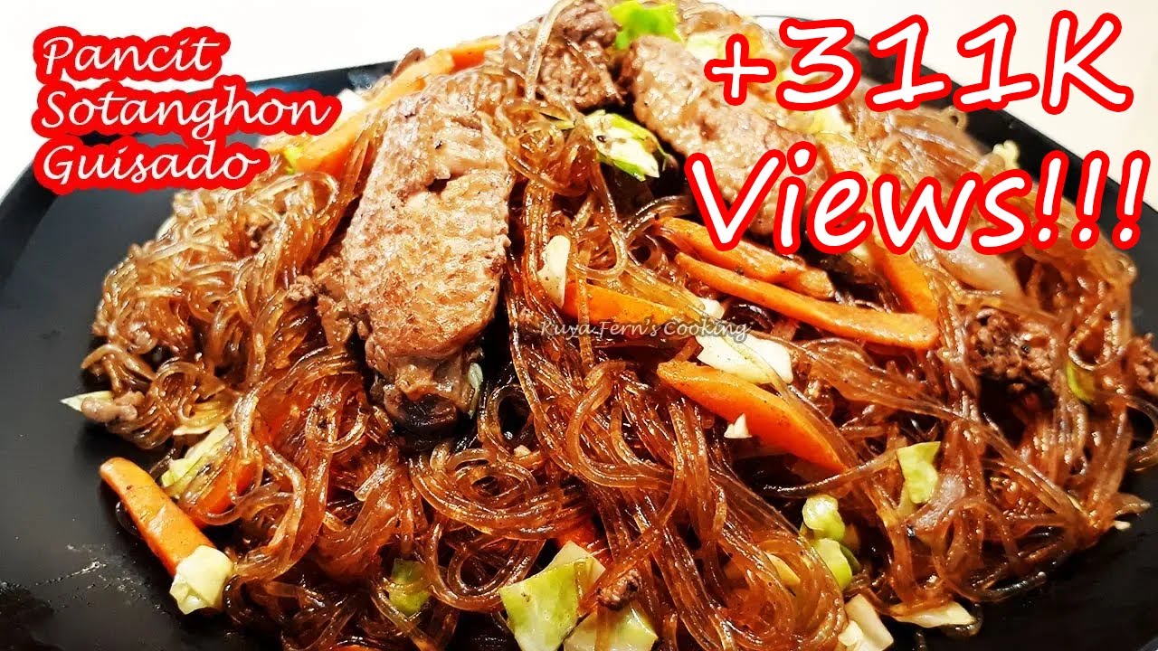 THE SECRET TO THE BEST PANCIT SOTANGHON GUISADO | STIR FRIED VERMICELLI | SUPER EASY!!!