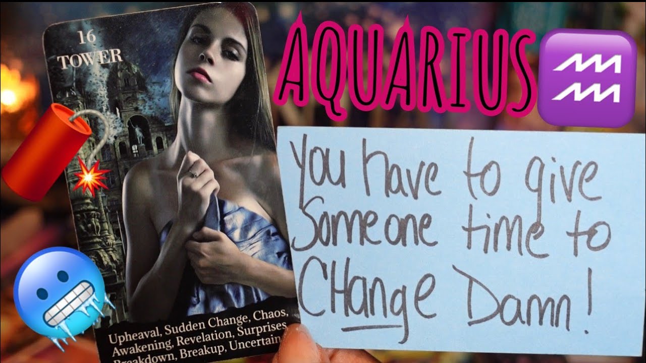 AQUARIUS♒️❤️🥶SAVAGE MODE!! YEAH, YOU DON'T CHASE THEM, YOU REPLACE THEM! 💣BOOM TOWER!⛈🤕