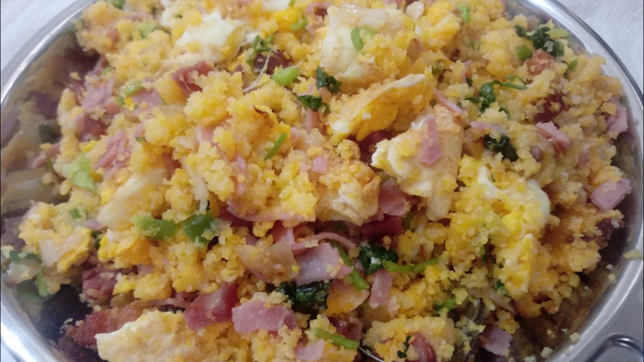 CUSCUZ NORDESTINO A MODA DA CASA/RECEITINHADANEUDINHA