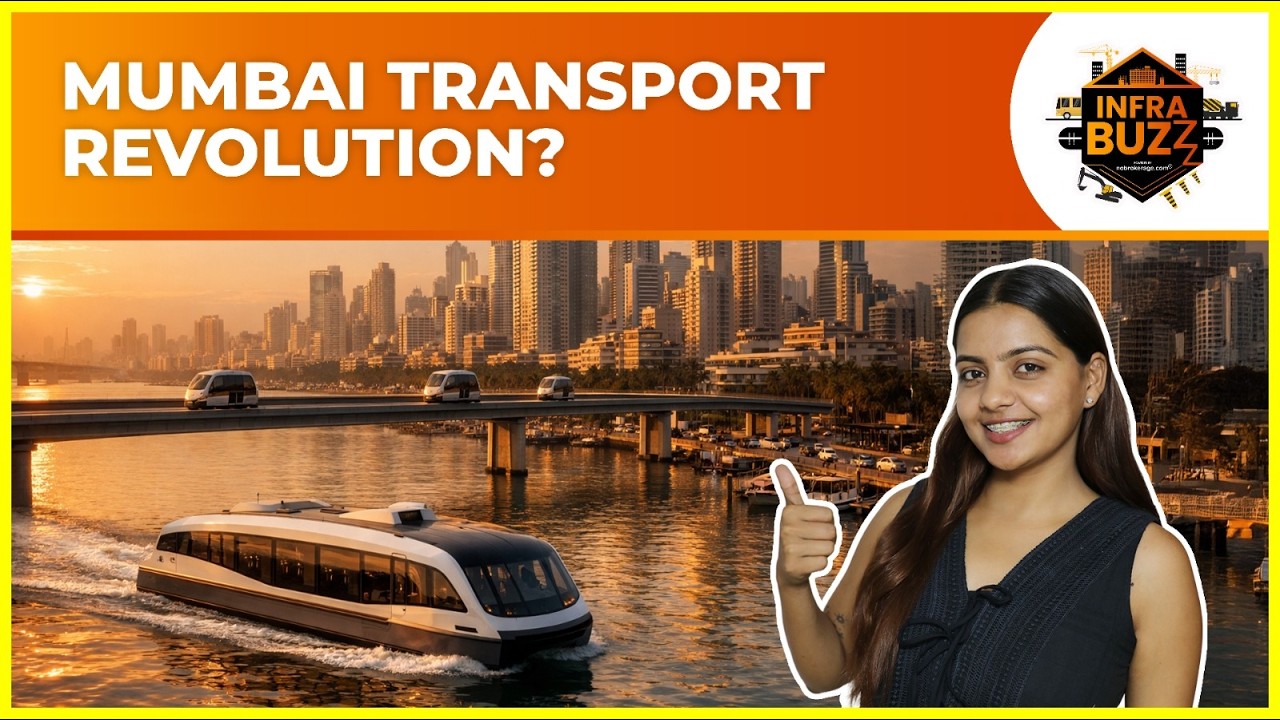 Mumbai Water Metro 🌊 + BKC Pod Taxi 🚠 | Future Transport Explained | InfraBuzz