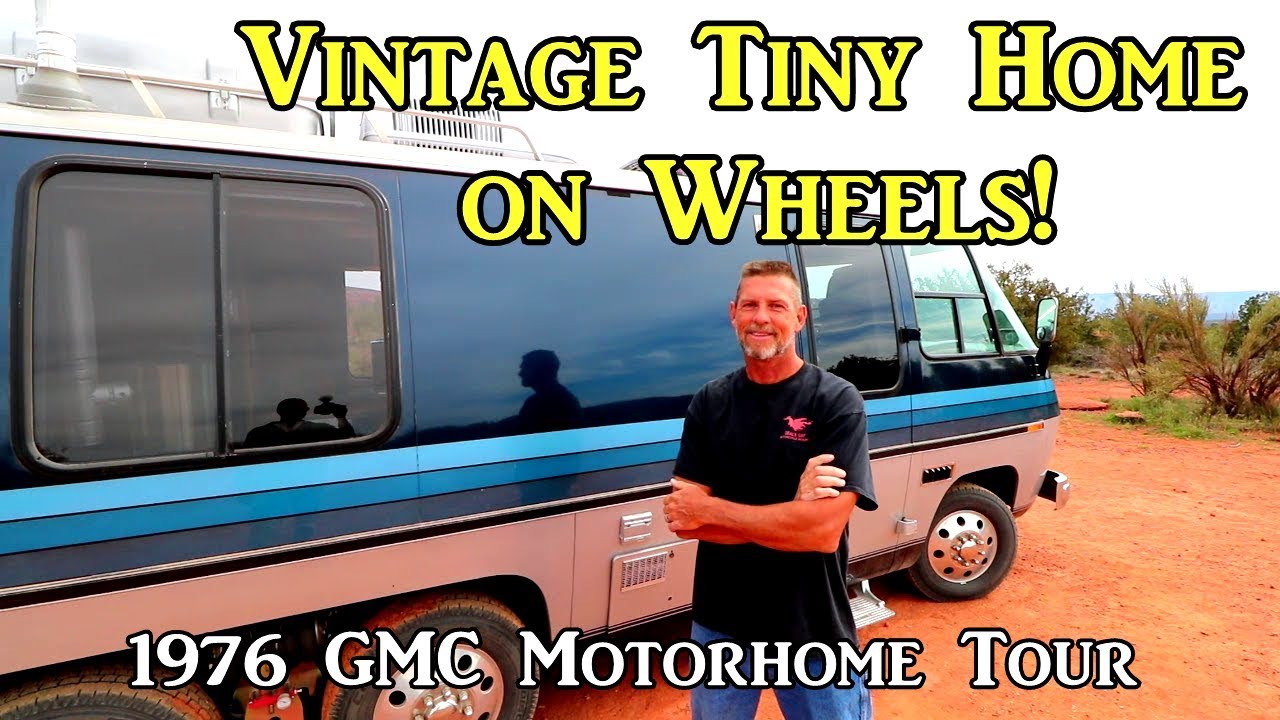 Vintage Tiny Home on Wheels - 1976 GMC Motorhome Tour