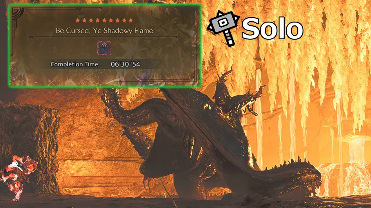 Beat Arch-tempered Nu Udra in about 6 minutes (Solo, Hammer) | Monster Hunter Wilds