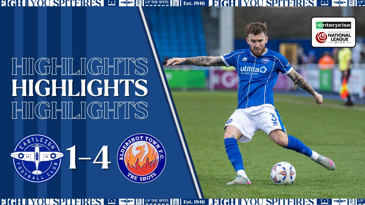 Eastleigh 1-4 Aldershot Town | Match Highlights 🎬