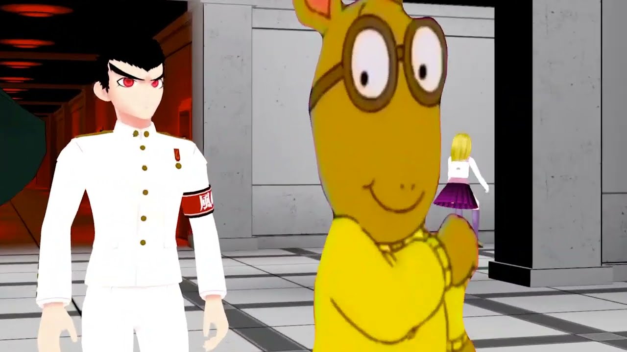 Danganronpa VrChat roleplay done poorly