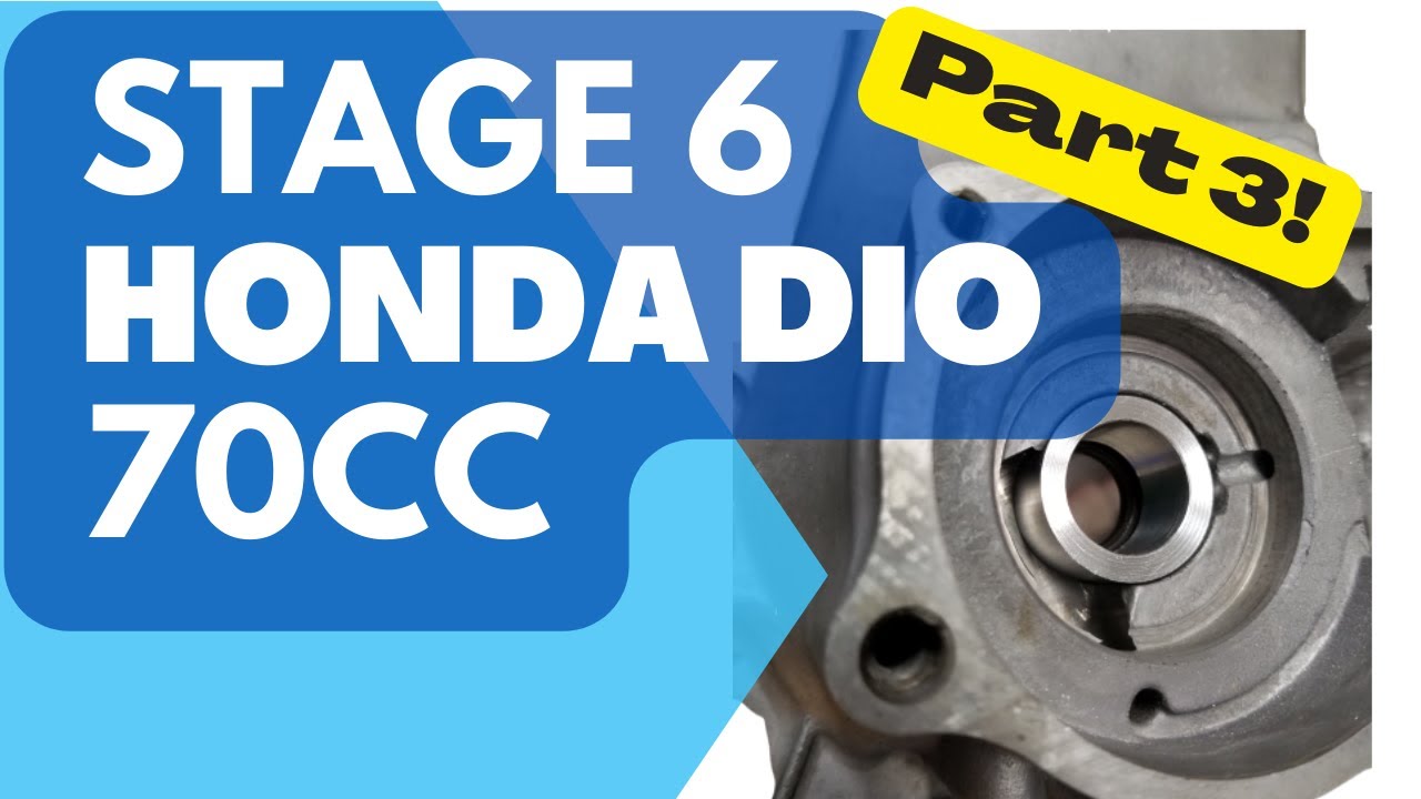 Stage6 Modular Race Peugeot 70cc cylinder Honda AF18 build - Part 3 - J's Garage