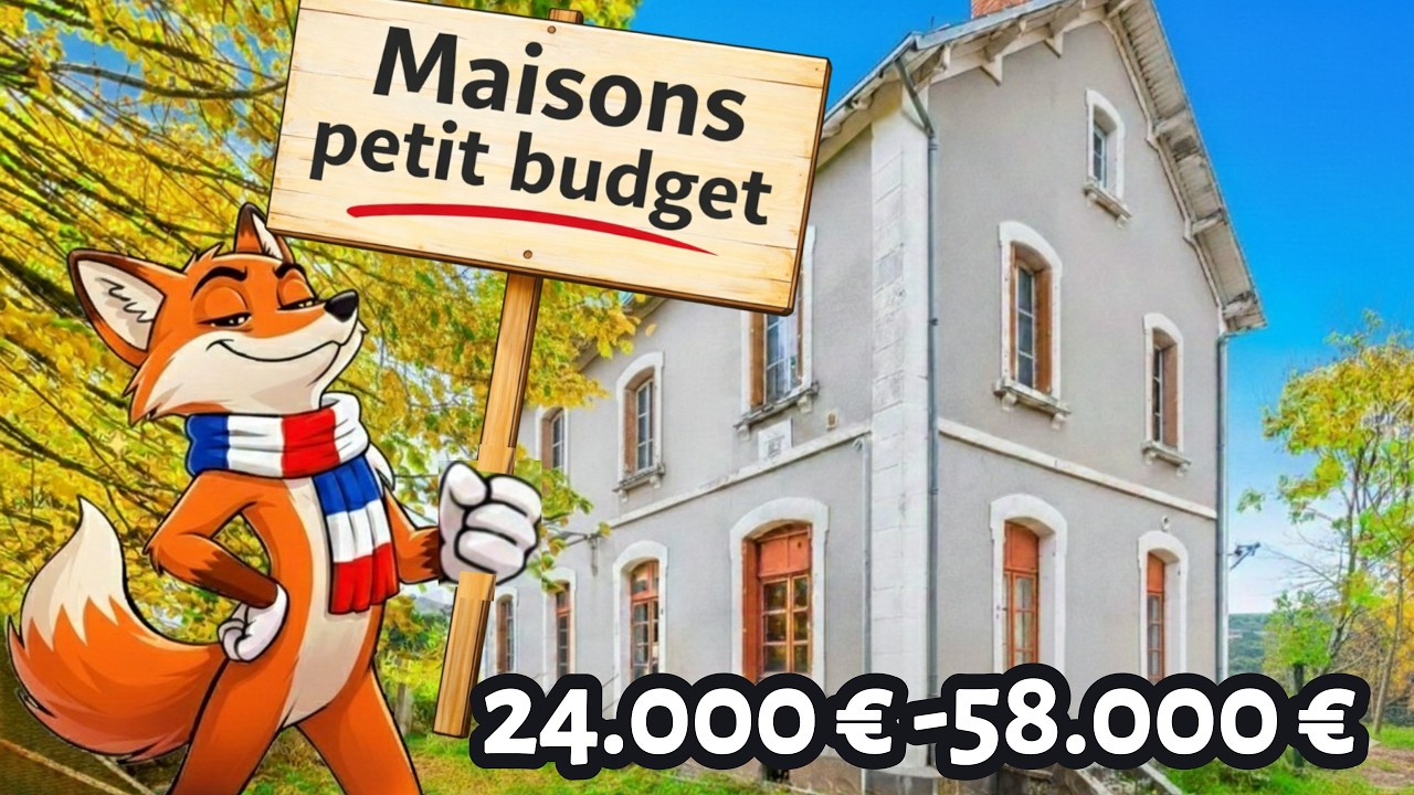 [ENG SUB] 🇫🇷 #Maisons de campagne à Vendre l 24.000€ -28.500€ -49.000€ -58.000€ -44.000€ -35.000€ 👌