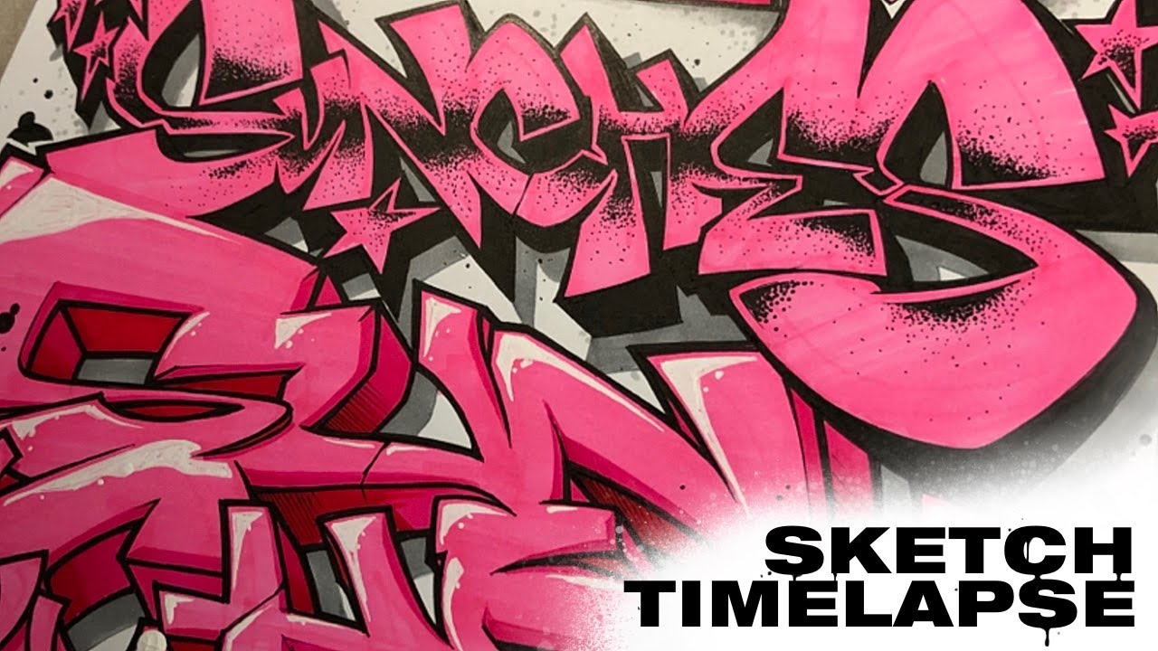 Triple Sunches time lapse sketch