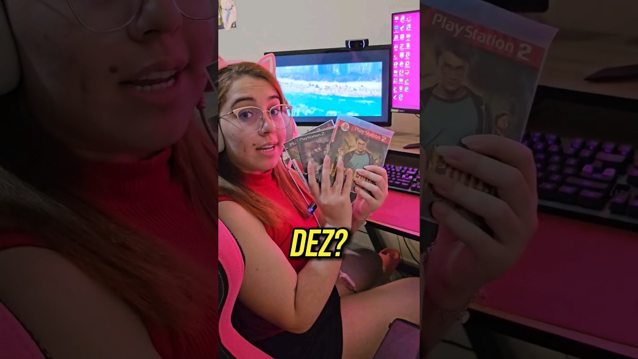 MINHA FILHA TEM PS5 e JOGA NO PLAYSTATION 2!