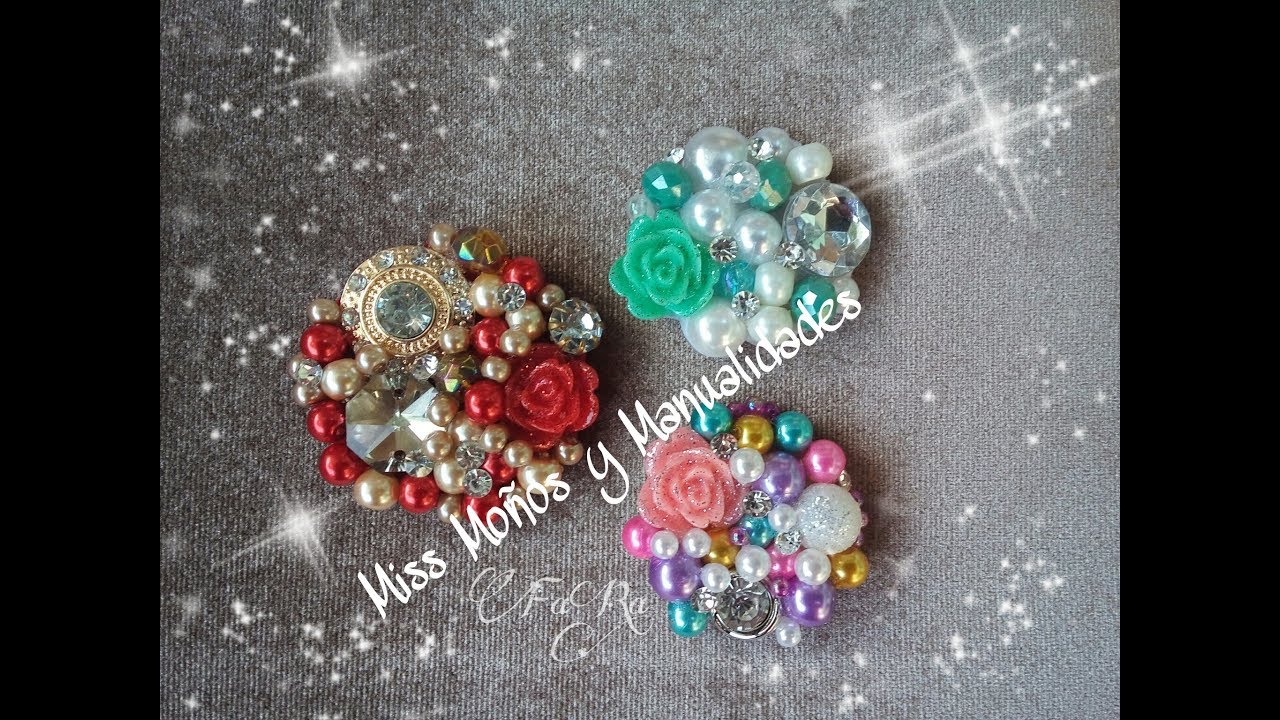 DIY Centro de Perlas #3 --Hairbow center--