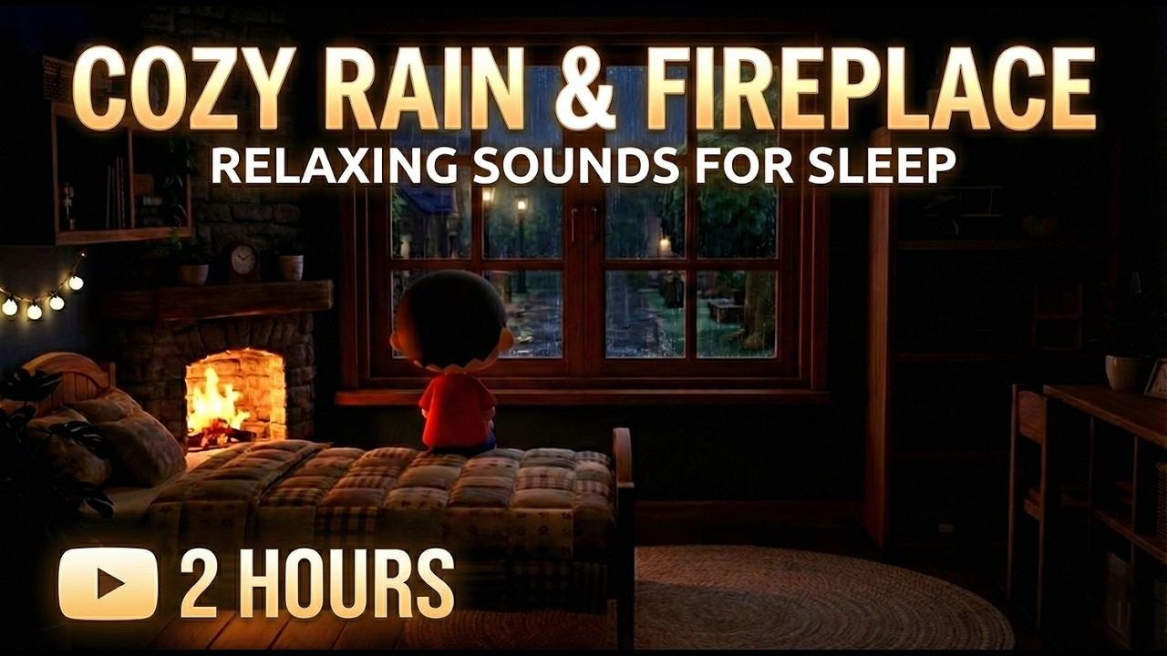 Villager Bedroom｜Soothing and Relaxing Rain Sounds｜Study & Work Relax｜Animal Crossing Ambience