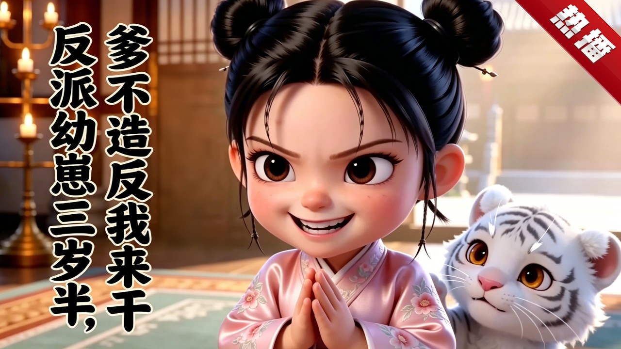 MULTI SUB《反派幼崽三歲半，爹不造反我來幹》嘿嘿~甭管誰是爹，一個女主罷了，用得著你酗酒找死，只要你聽我的話，區區女主手到擒來！ #AI #漫劇 #動漫 #無盡動漫社