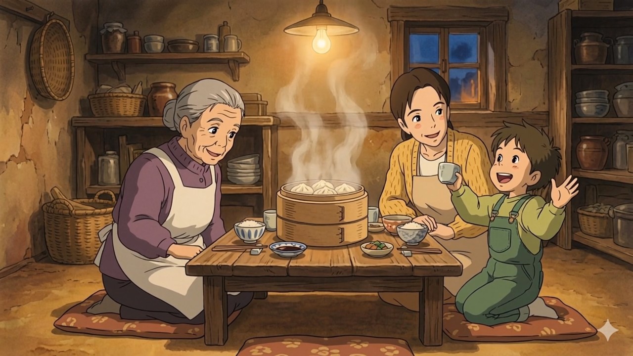Cozy Family Traditions: Making Homemade Dumplings in a Small Village 🏠✨