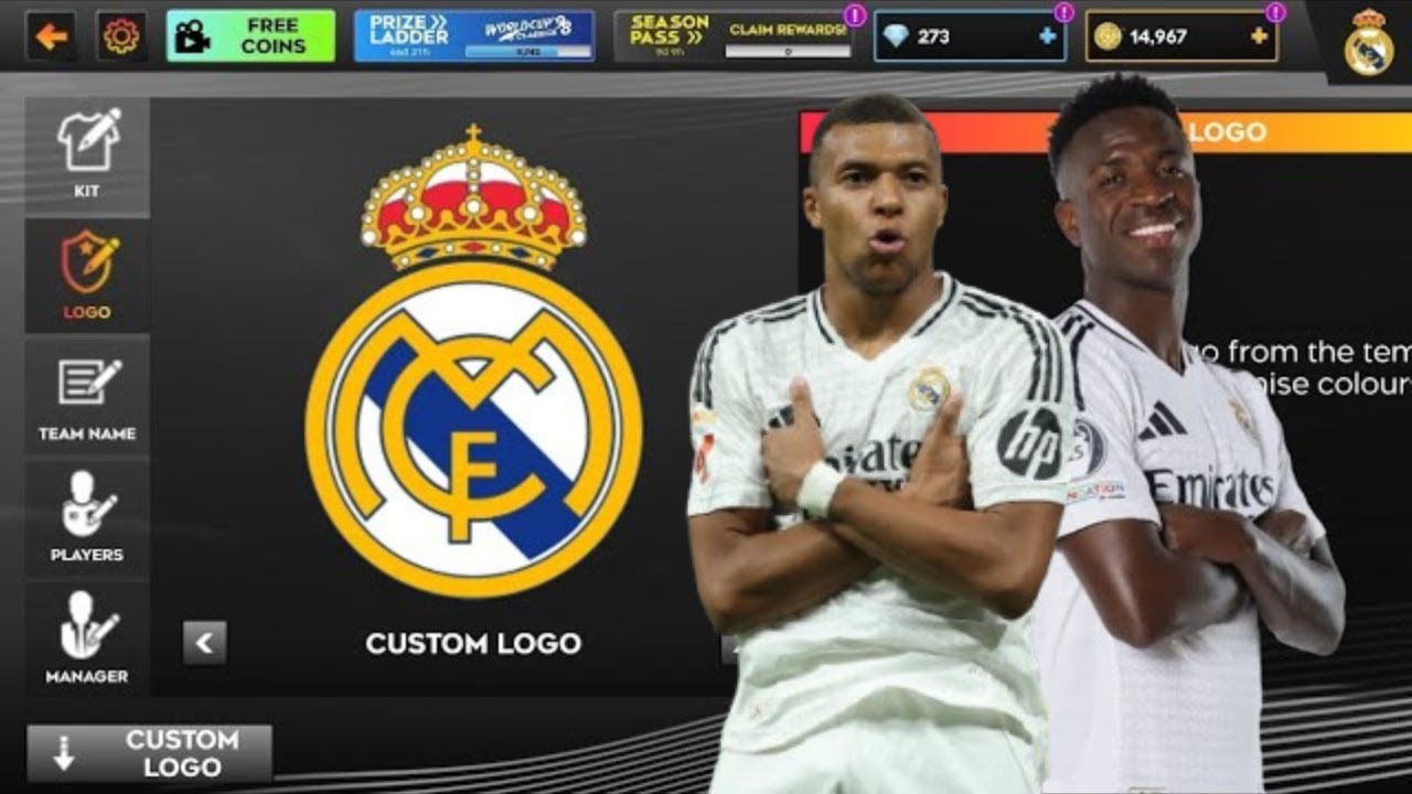 HOW TO MAKE REAL MADRID LOGO IN DLS 25 | DLS PRO GAMERS #DLS # DLS25