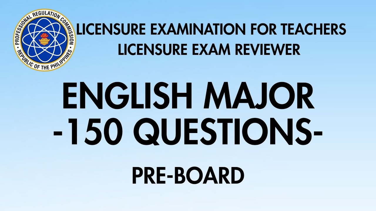 LET Reviewer 2026: English Major Reviewer 150 Questions Drills