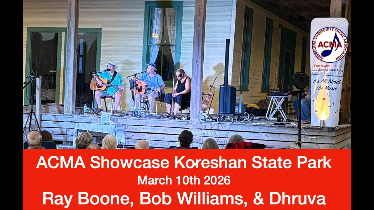 ACMA Showcase Koreshan State Park,  March 10th 2026